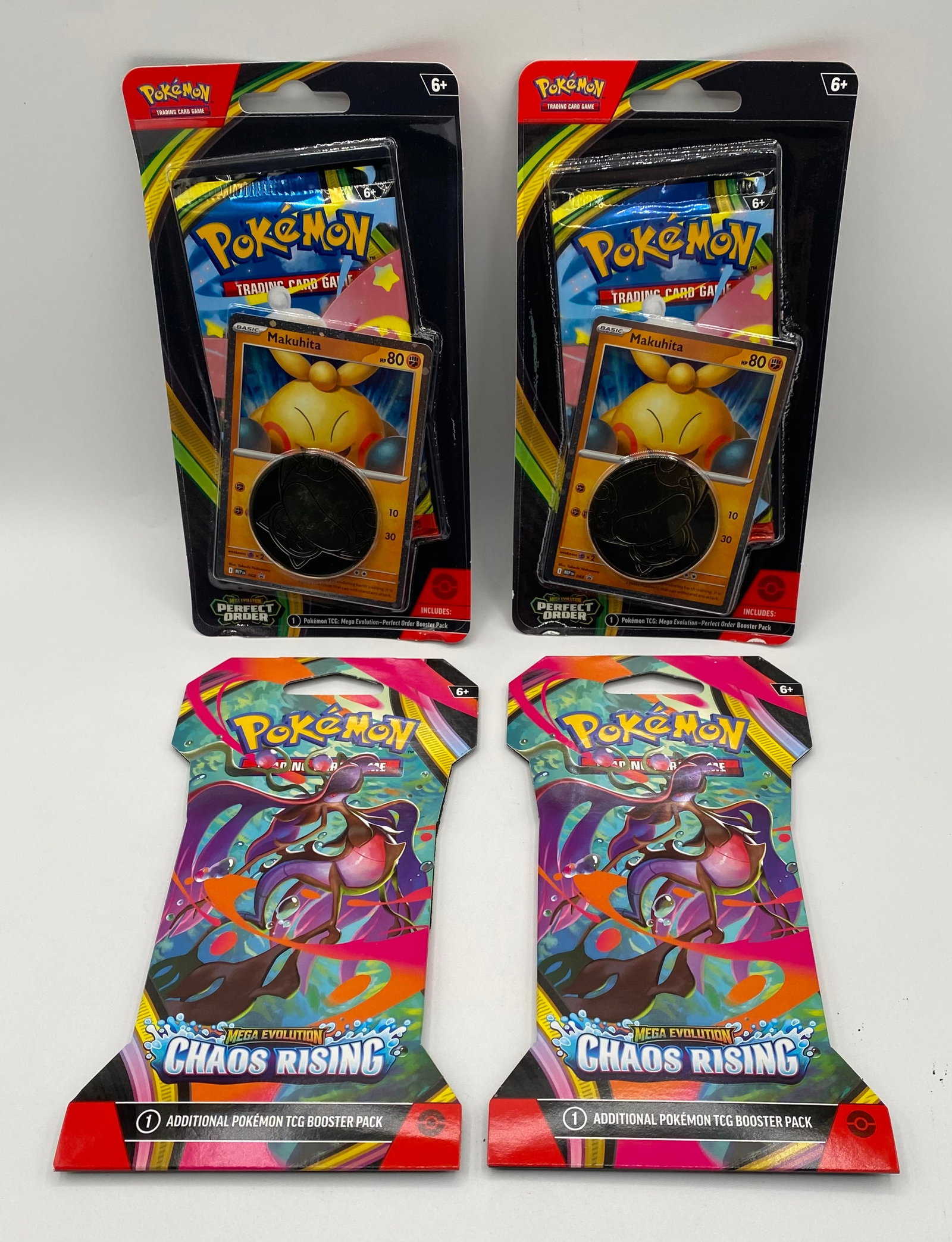 Lot of (4) Sealed Pokemon TCG Blister & Booster Packs: Lot of (4) Sealed Pokemon TCG Blister & Booster Packs