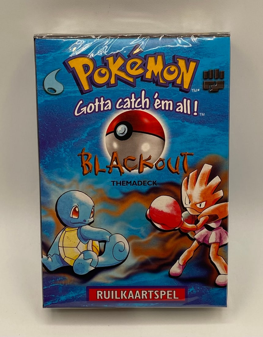 Sealed Rare 1999 Pokémon Blackout Theme Deck Dutch Box (1 of 2)