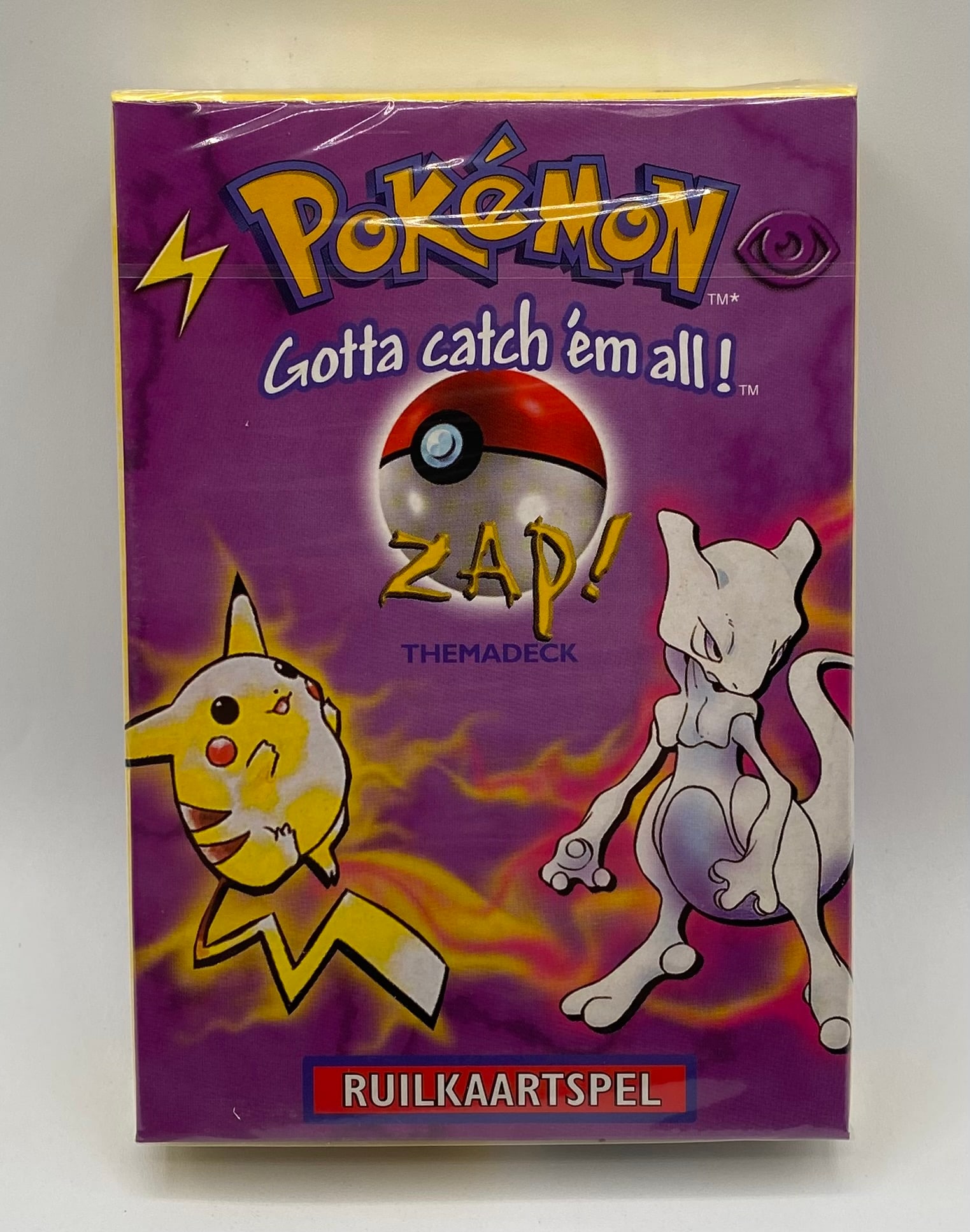 Sealed Rare 1999 Pokémon Zap Theme Deck Dutch Box (1 of 2)