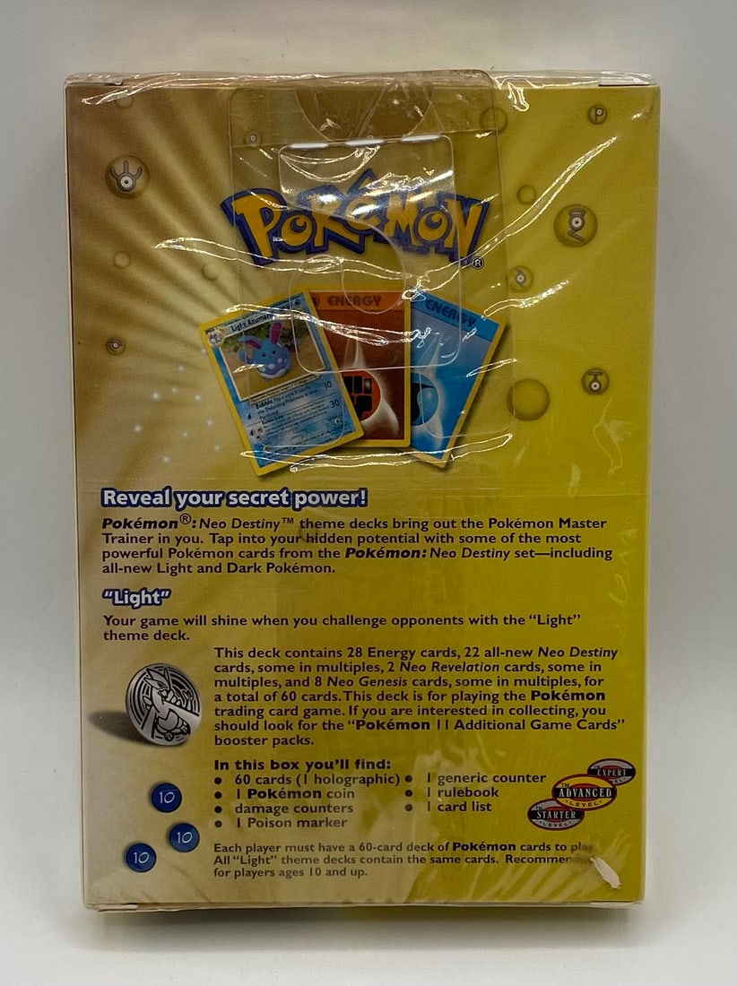 Sealed Pokemon Light Theme Deck Box - 2