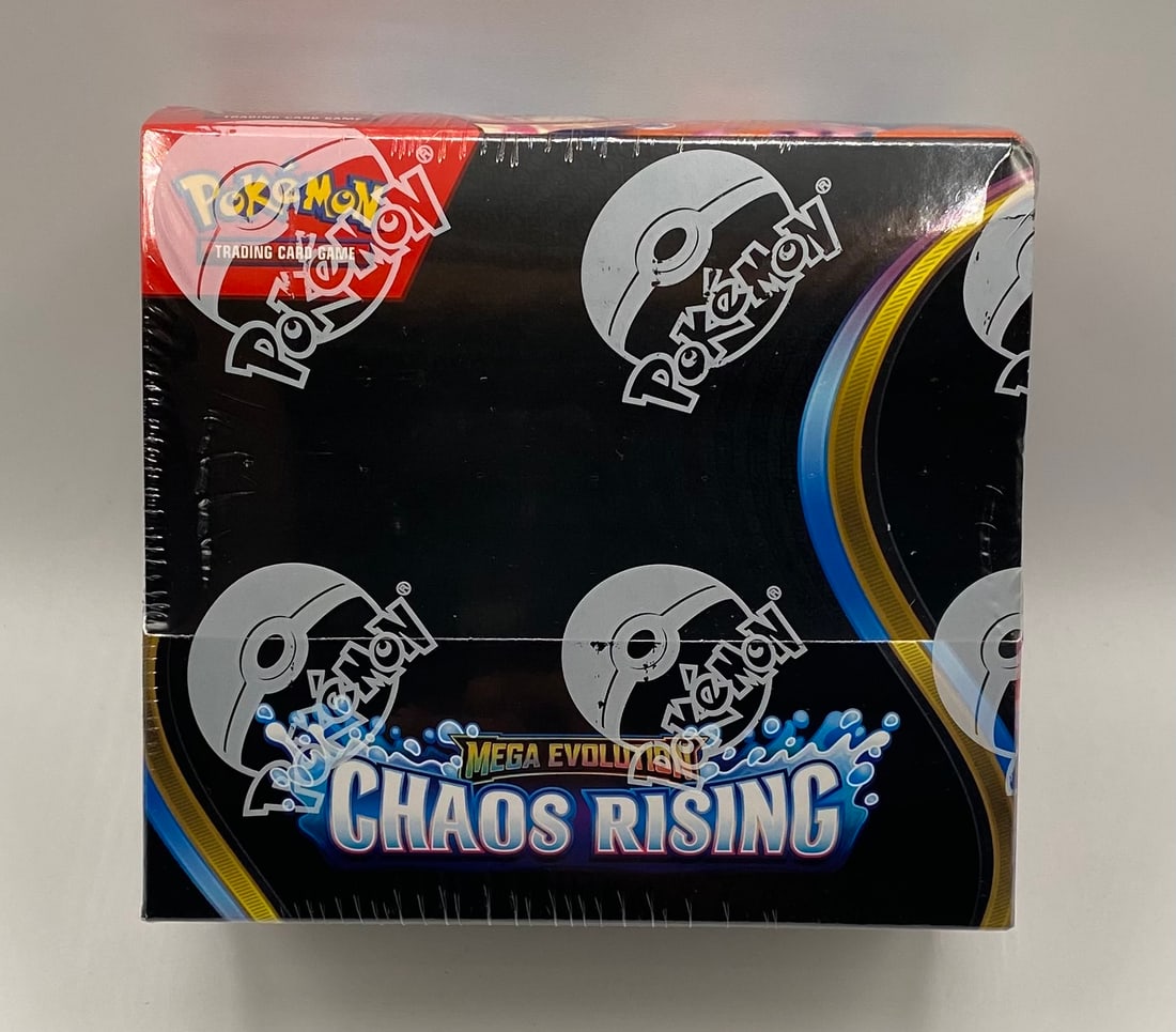 Pokémon TCG: Mega Evolution Chaos Rising Booster Box - Factory Sealed: Pokémon TCG: Mega Evolution "Chaos Rising" Booster Box - Factory Sealed