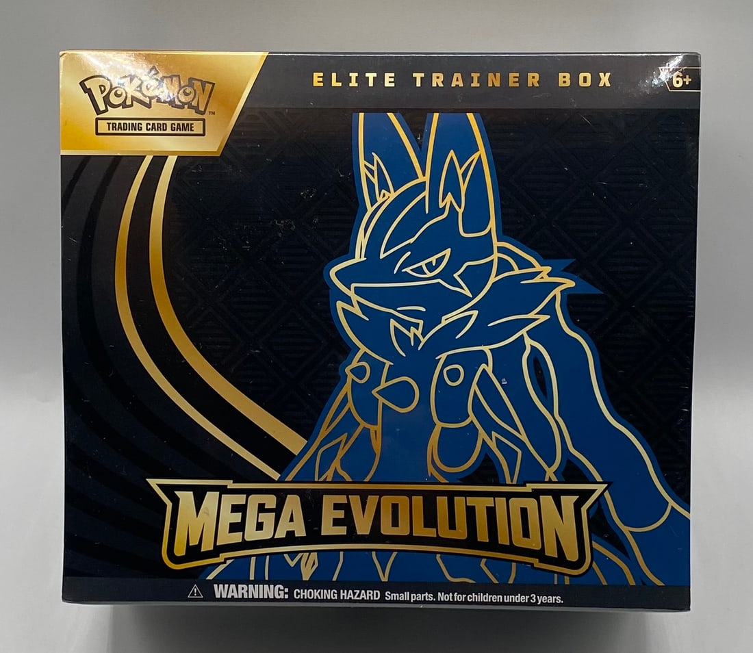Pokémon TCG: Mega Evolution Elite Trainer Box - Lucario Factory Sealed (1 of 2)