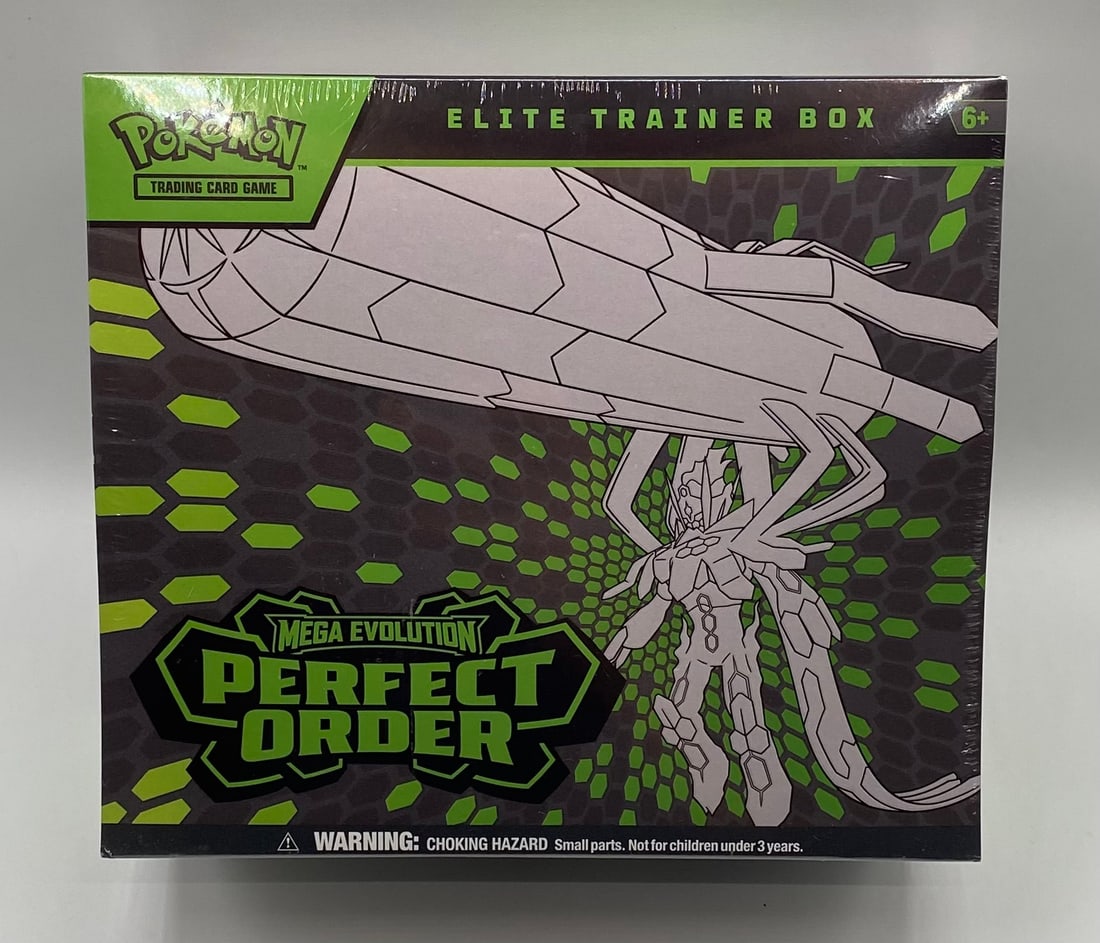 Pokémon TCG: Mega Evolution "Perfect Order" Elite Trainer Box - Zygarde Factory Sealed (1 of 2)