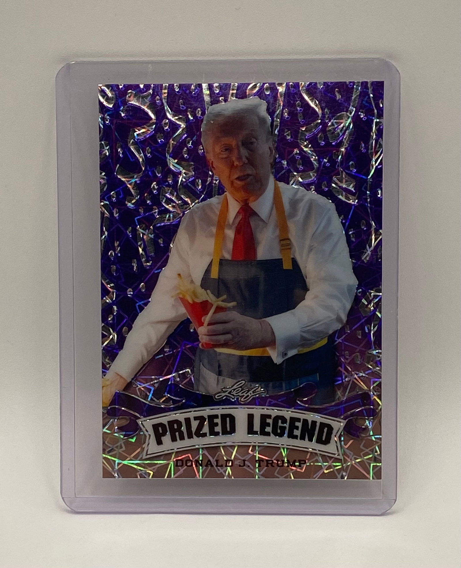 Donald J. Trump Purple Shattered Glass Holo /15 (1 of 2)