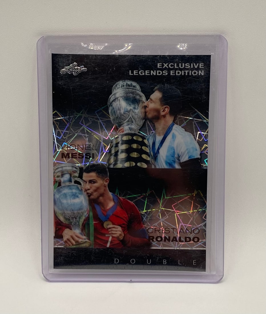 Lionel Messi & Cristiano Ronaldo Dual Double Card /7 (1 of 2)