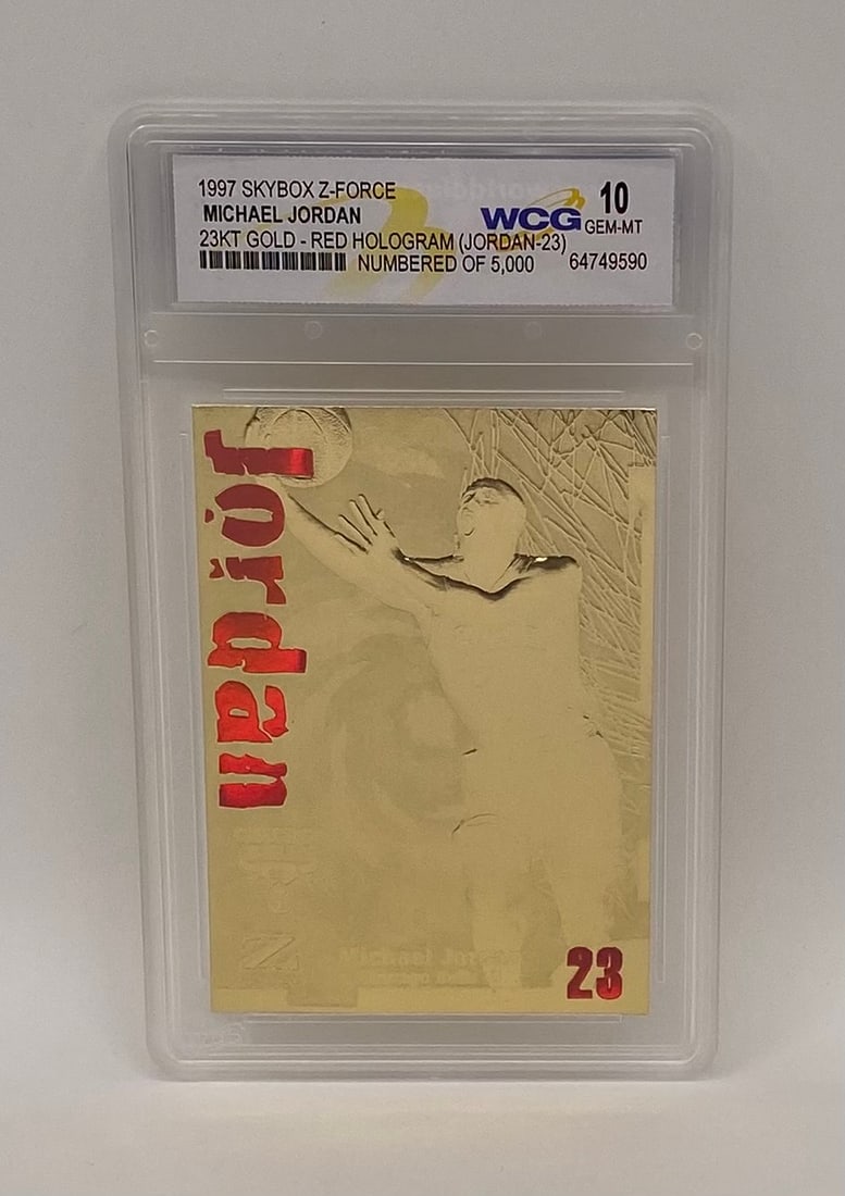 1997 SkyBox Z-Force Michael Jordan 23KT /5000 (1 of 2)