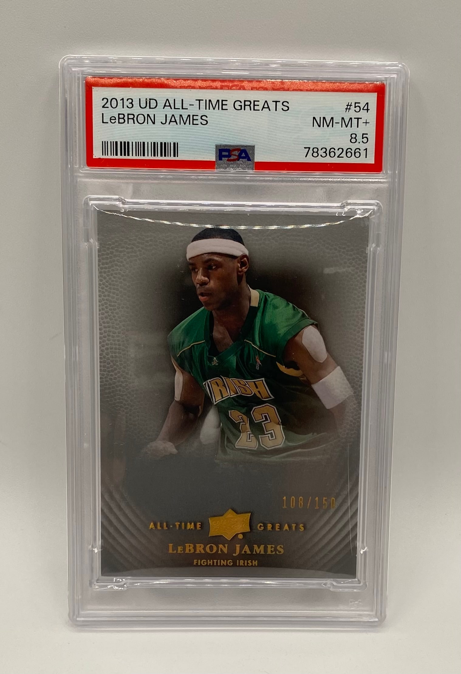 2013 Upper Deck All-Time Greats LeBron James /150 (1 of 2)