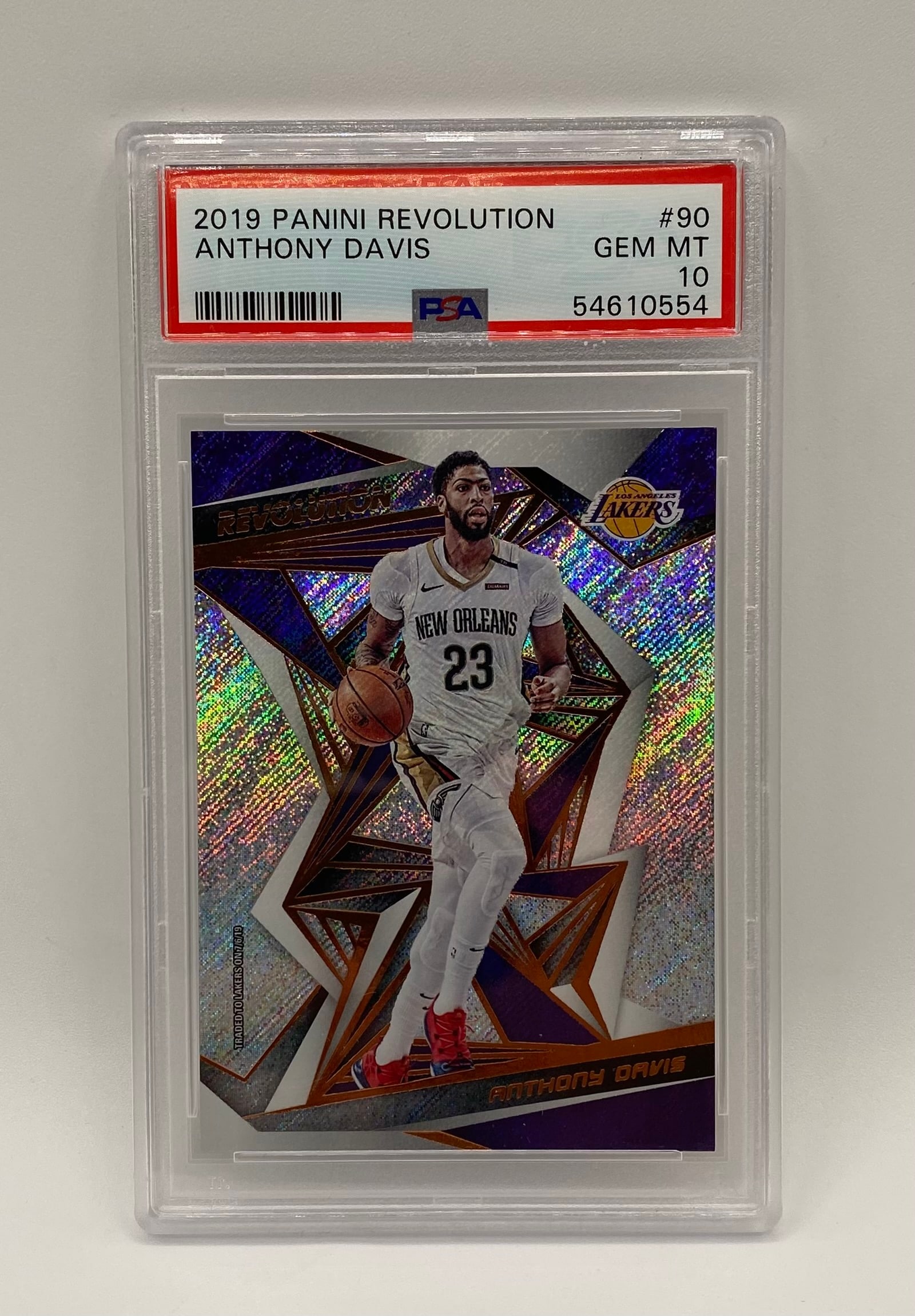 PSA 10 GEM MT 2019 Panini Revolution Anthony Davis Card (1 of 2)