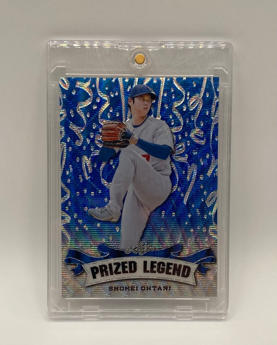 Shohei Ohtani 2024 Leaf Prized Legend Blue Holo /20 (1 of 2)