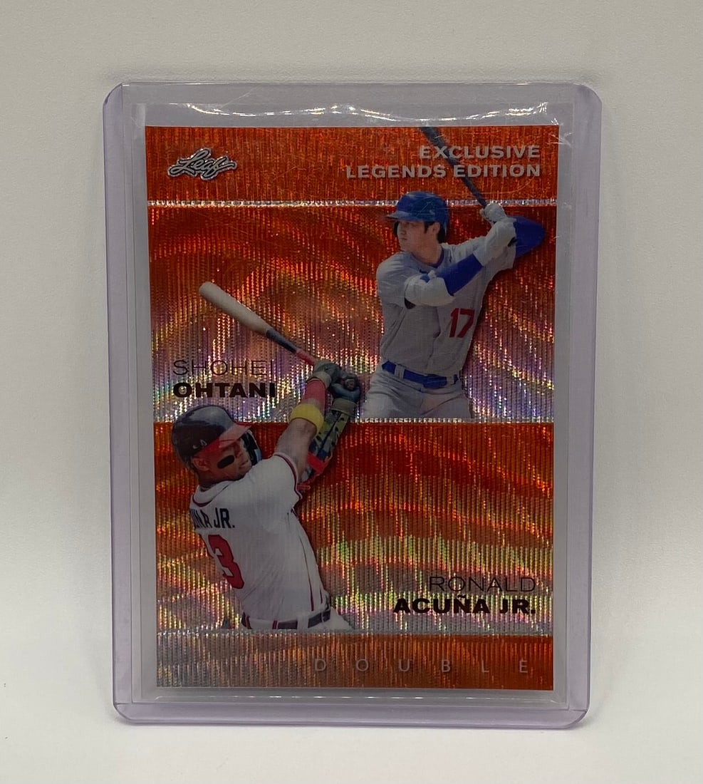 Shohei Ohtani & Ronald Acuna Jr Orange Wave /3 (1 of 2)