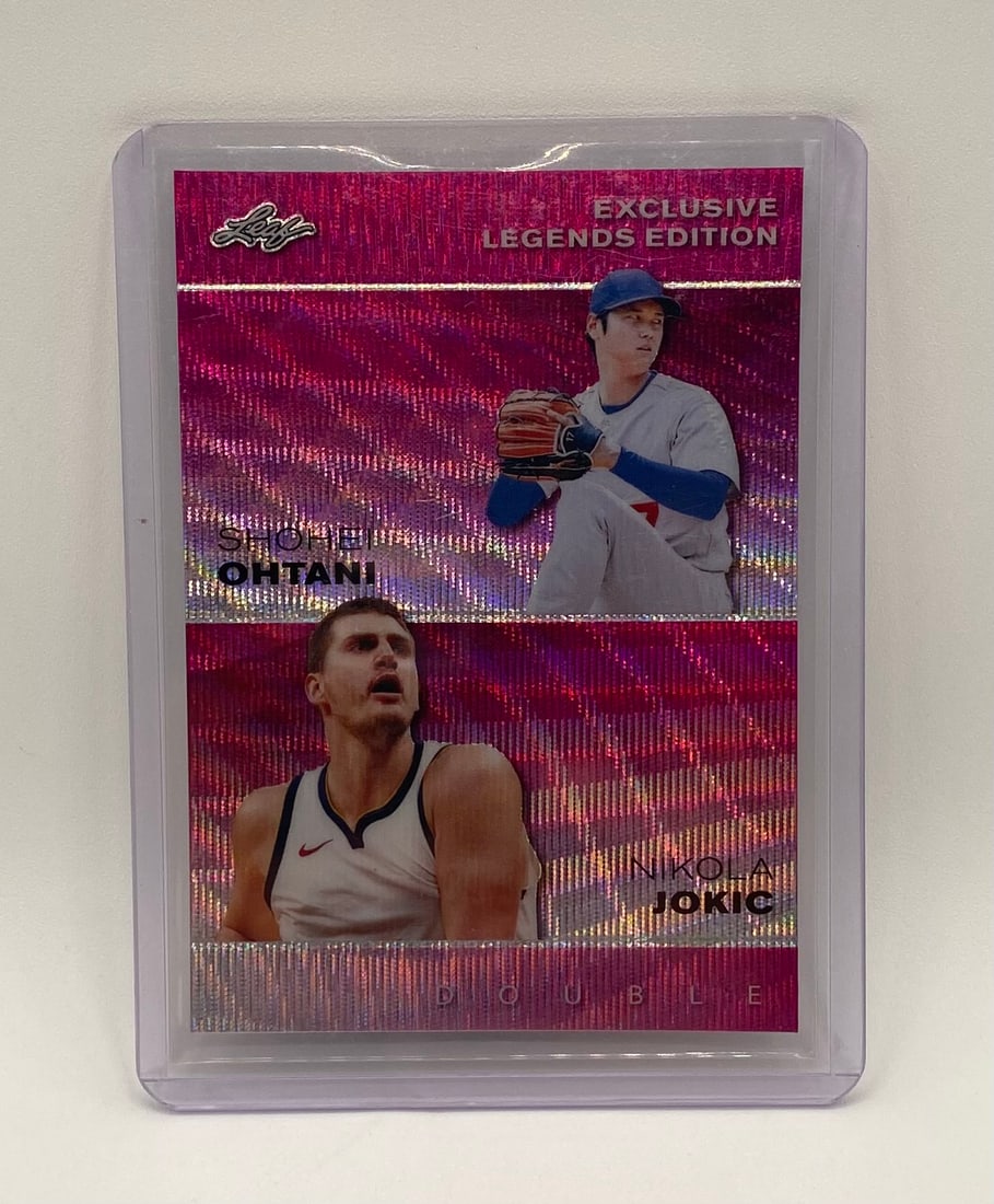 Shohei Ohtani & Nikola Jokic Pink Wave /10 (1 of 2)