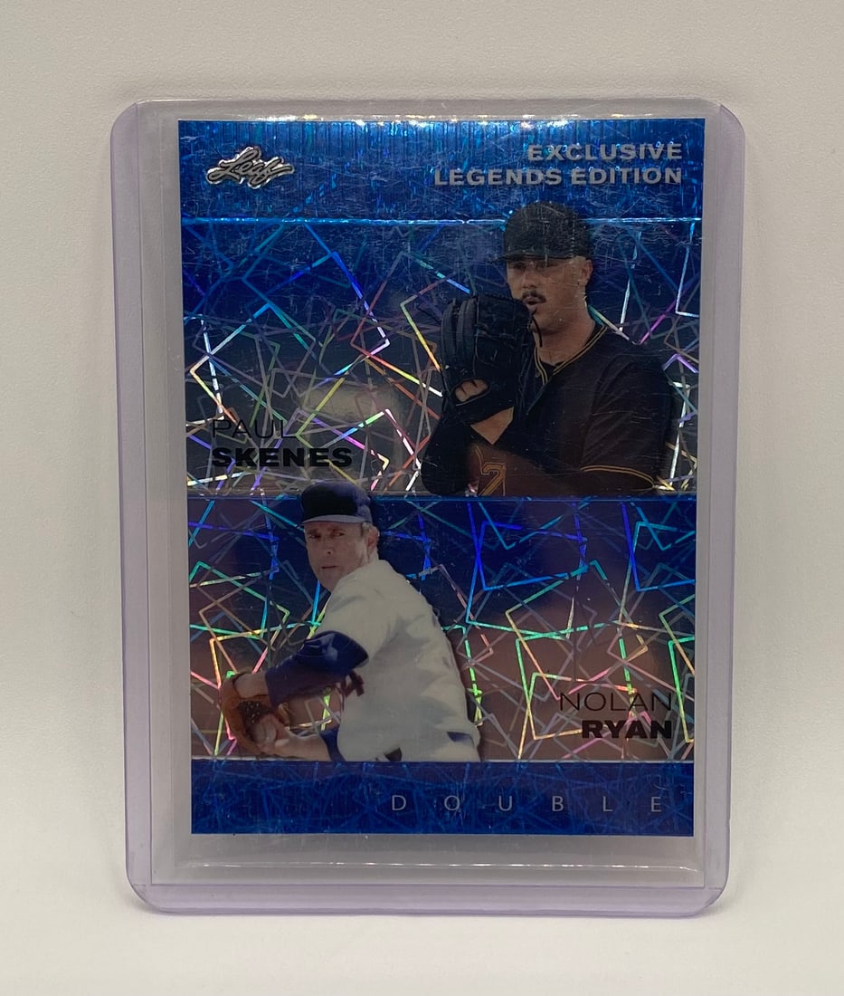 Paul Skenes & Nolan Ryan Laser Blue /20 (1 of 2)