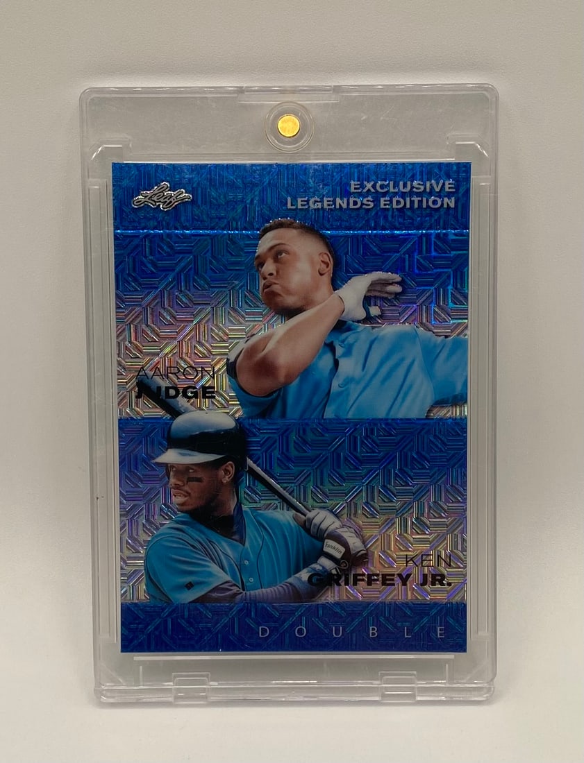 Aaron Judge & Ken Griffey Jr. Blue Laser /20 (1 of 2)