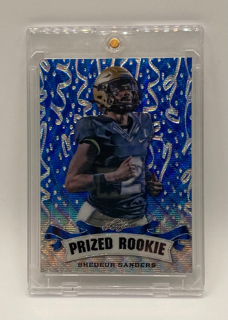Shedeur Sanders Rookie Blue Holo /20 (1 of 2)