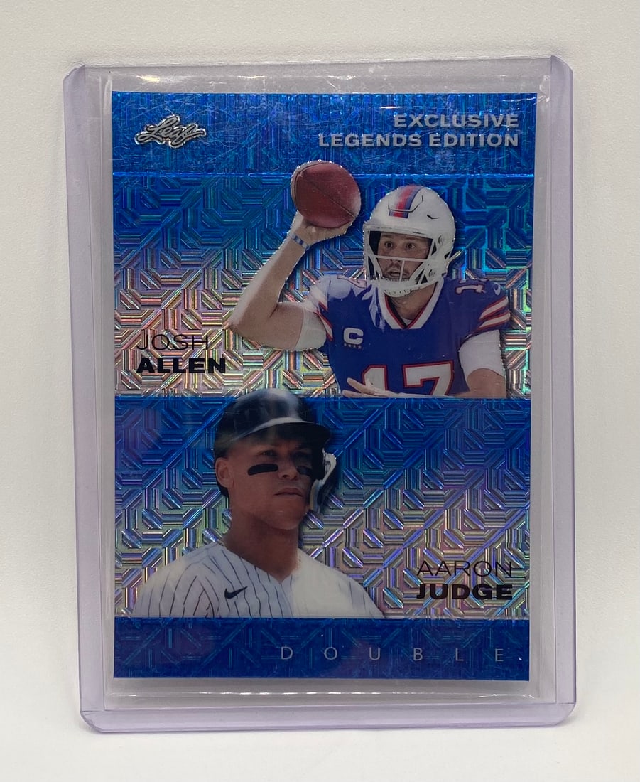 Josh Allen & Aaron Judge Blue Holo /20 (1 of 2)