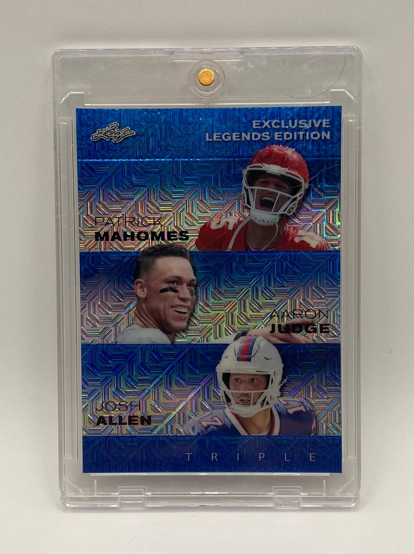 Patrick Mahomes, Aaron Judge, and Josh Allen Holo /9 (1 of 2)