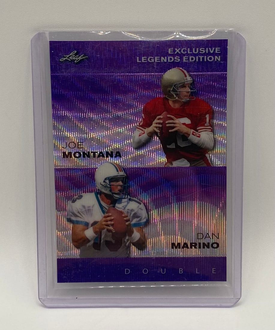Joe Montana & Dan Marino Laser Holo /15 (1 of 2)