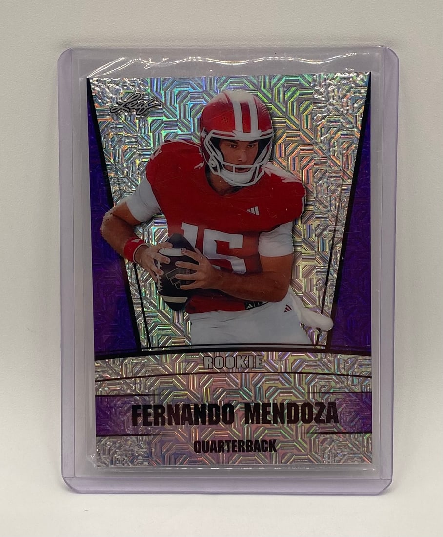 Fernando Mendoza Purple Maze Foil /15 (1 of 2)