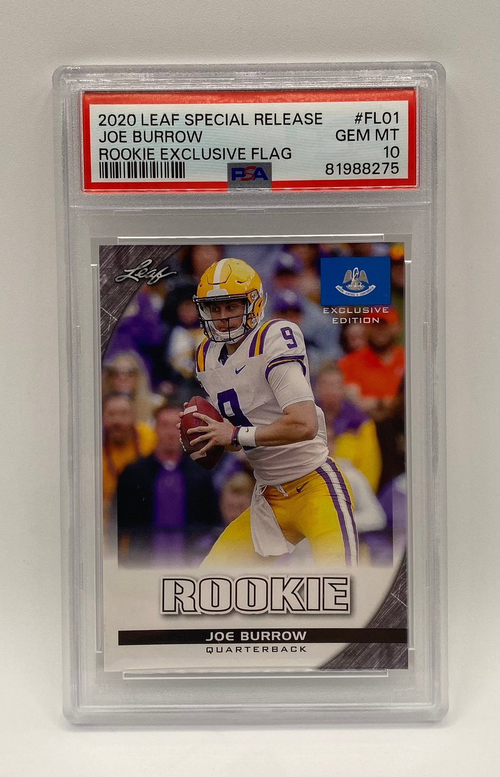 Joe Burrow Exclusive Flag Rookie PSA 10 (1 of 2)