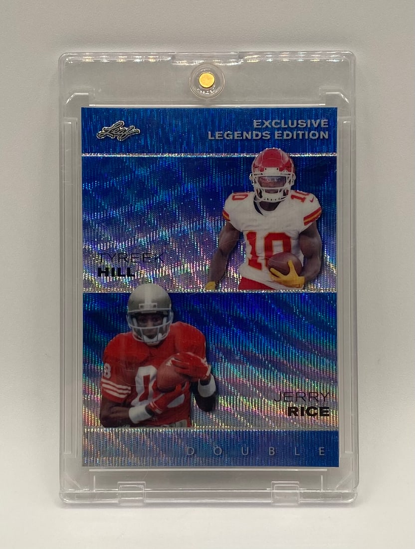 Tyreek Hill & Jerry Rice Blue Holo /20 (1 of 2)