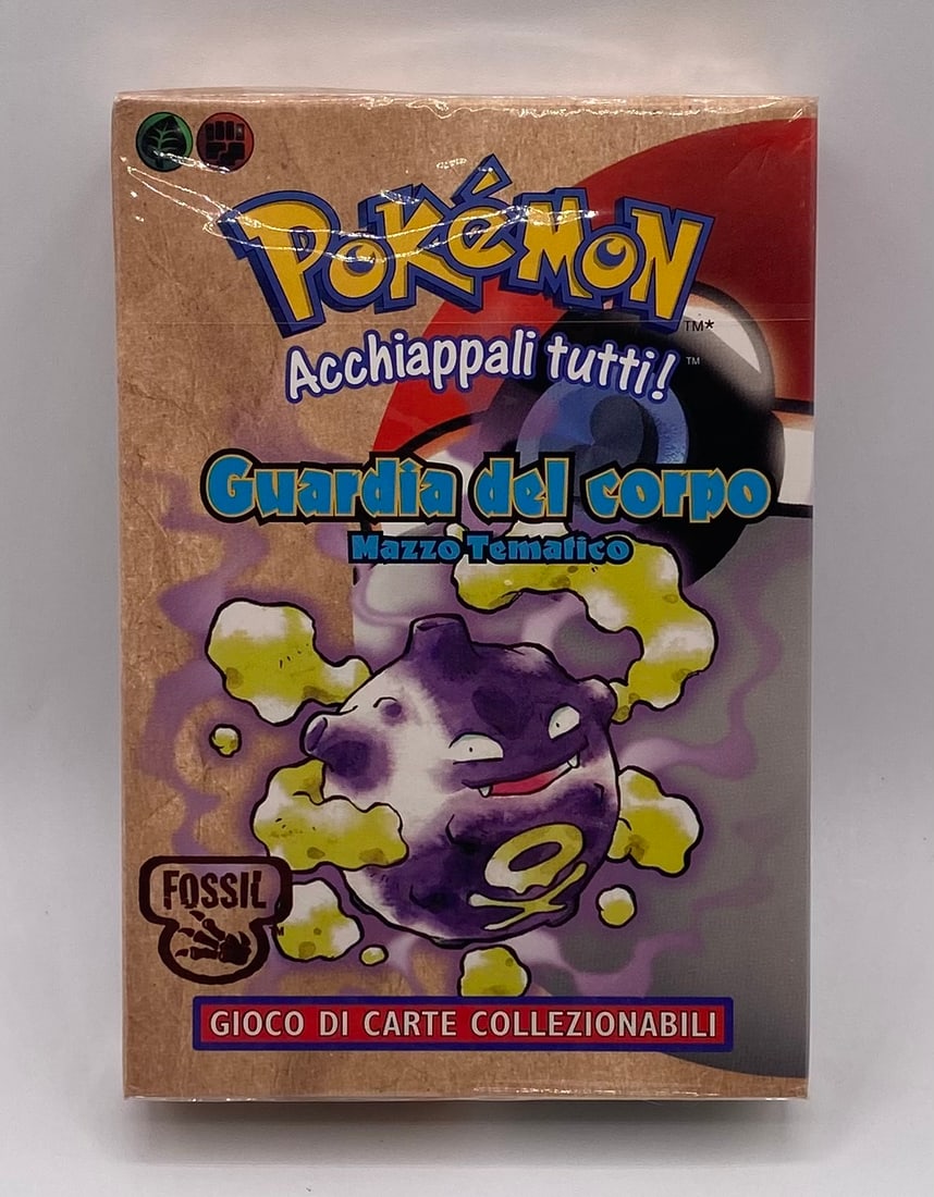 Sealed 1999 Pokémon Italy Bodyguard Theme Deck Rare (1 of 2)