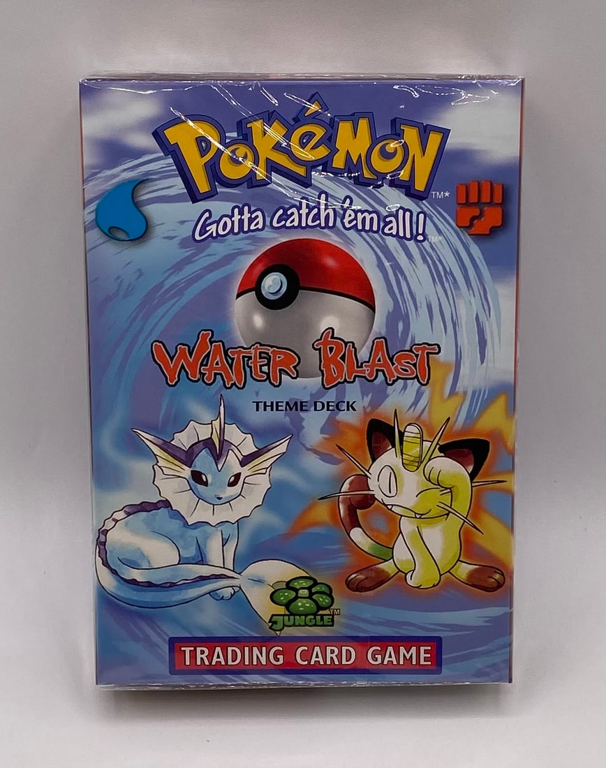 Sealed 1999 Pokemon Waterblast Theme Deck (1 of 2)