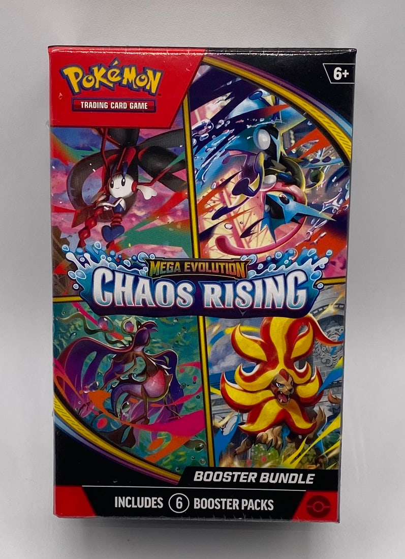 Pokémon TCG: Mega Evolution - Chaos Rising Booster Bundle (Factory Sealed): Pokémon TCG: Mega Evolution - Chaos Rising Booster Bundle (Factory Sealed)