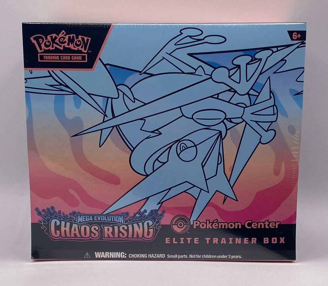 Sealed Pokemon Center Chaos Rising ETB: Pokémon TCG: Chaos Rising Pokémon Center Exclusive Elite Trainer Box (Sealed)