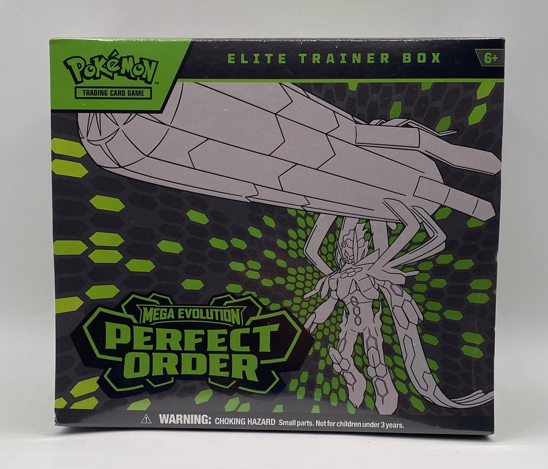 Sealed Mega Evolution Perfect Order ETB Box: Pokémon TCG – Mega Evolution: Perfect Order Elite Trainer Box