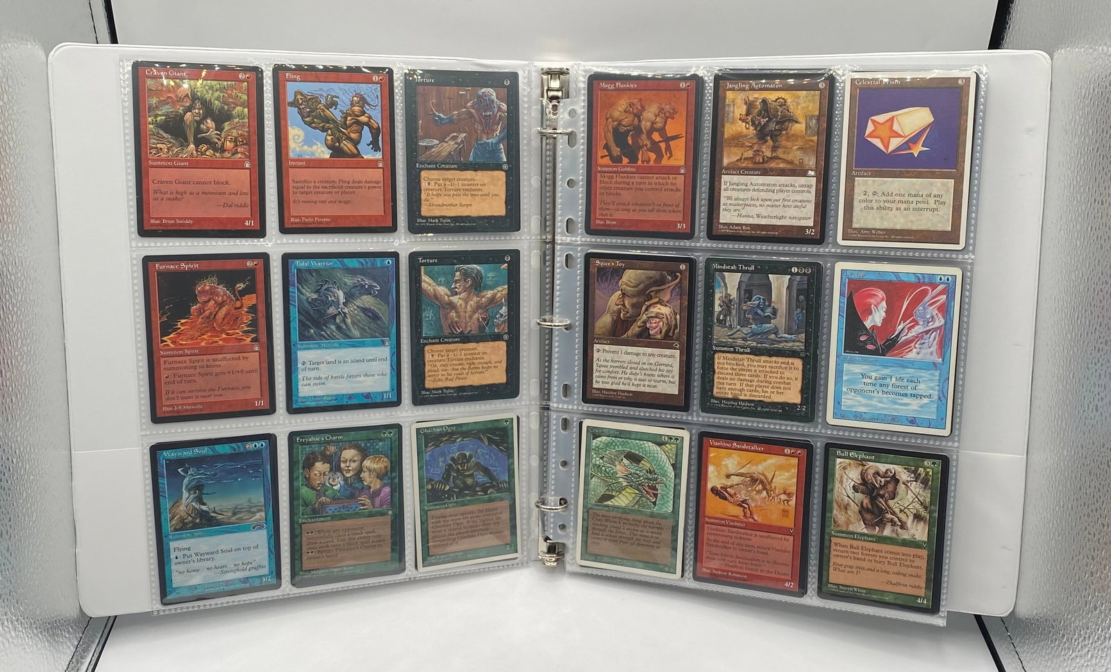 1990s Magic The Gathering Trading Cards Binder (1 of 5)