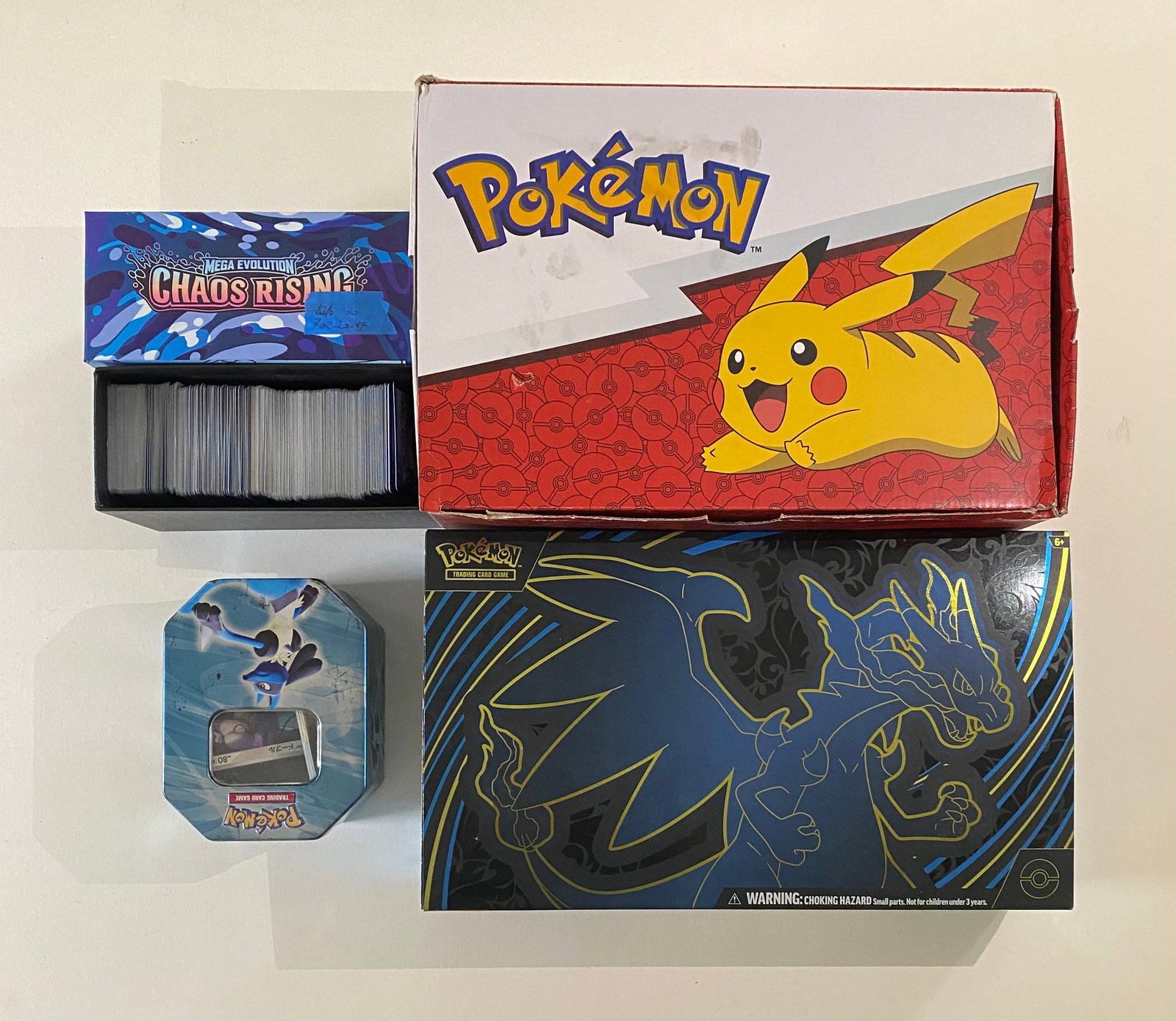 Pokémon TCG Bulk Collection Lot – ETB Boxes, Tins, Cards, Dice & Accessories: Pokémon TCG Bulk Collection Lot – ETB Boxes, Tins, Cards, Dice & Accessories. Up for auction is a massive, assorted Pokémon Trading Card Game bulk collection lot. Perfect for collectors, players, 