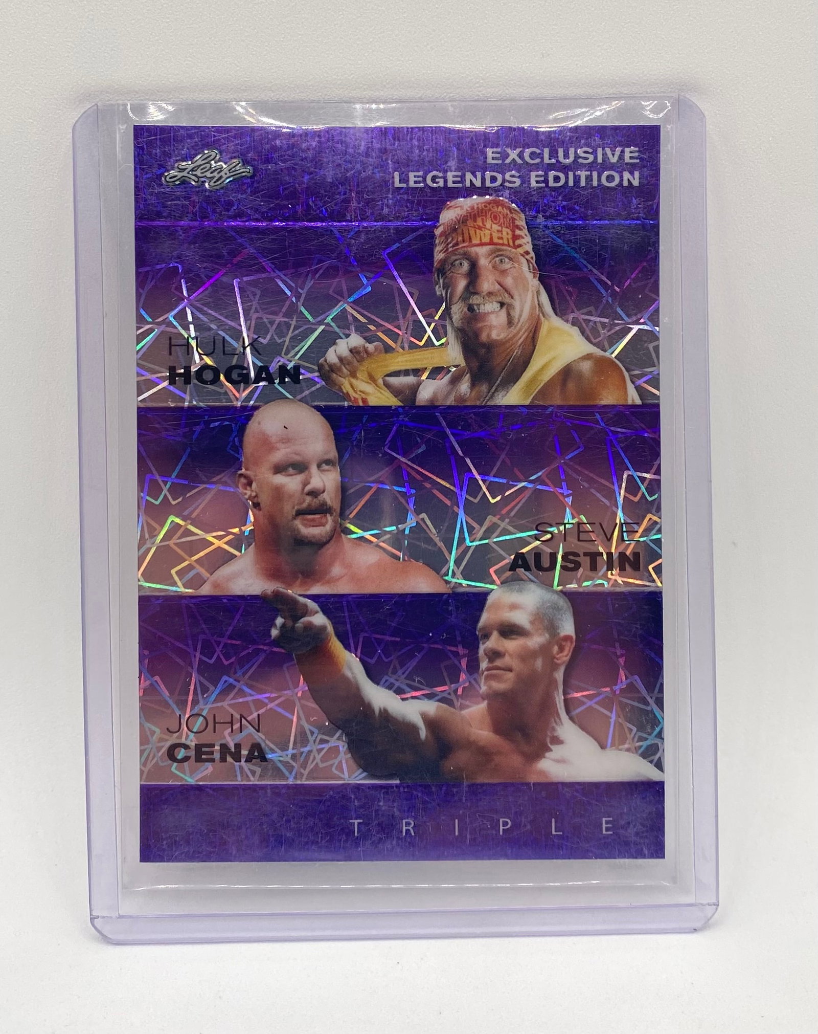 Hulk Hogan, Stone Cold Steve Austin & John Cena Holo /15 (1 of 2)