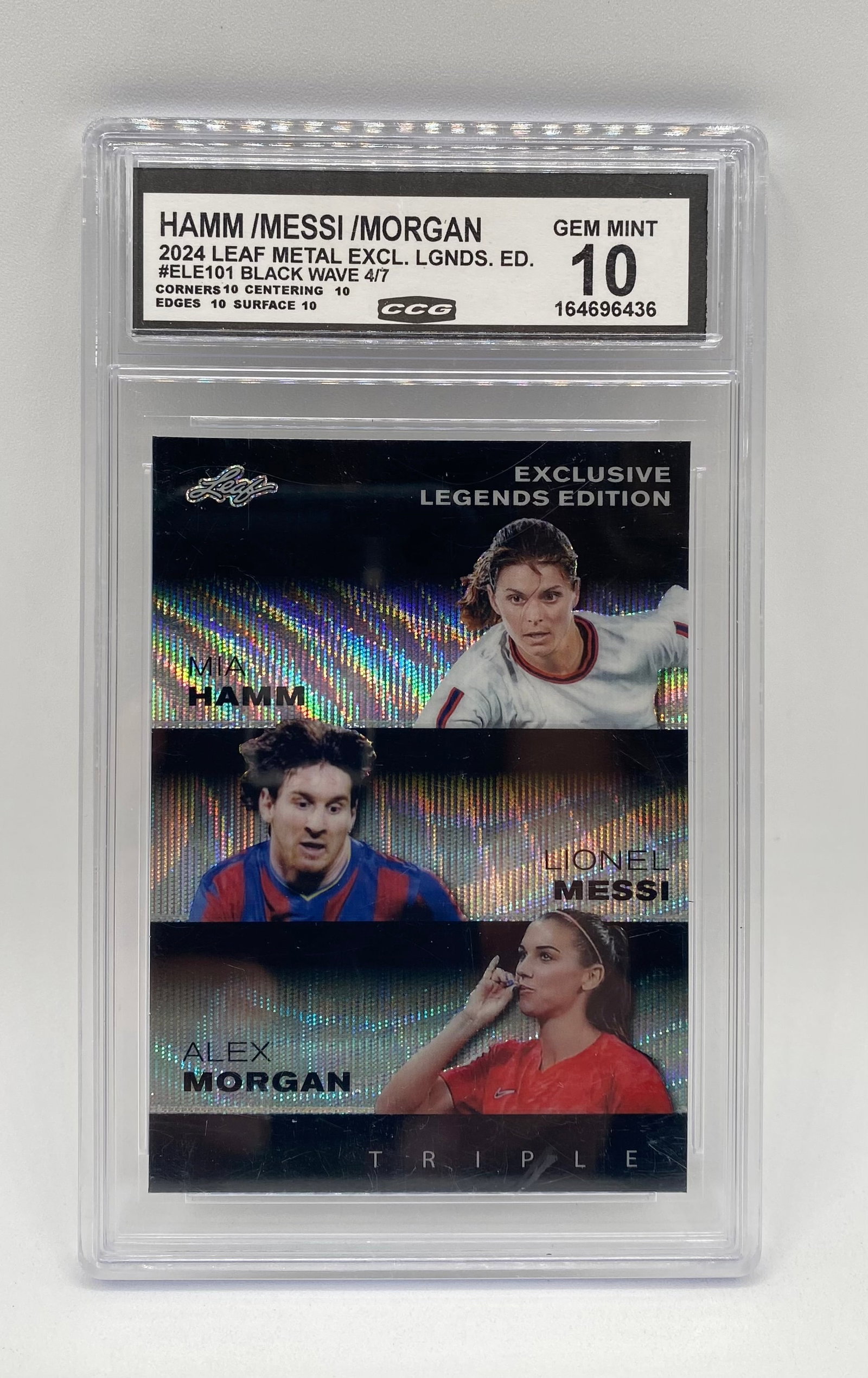 Mia Hamm / Lionel Messi / Alex Morgan Black Wave /7 (1 of 2)