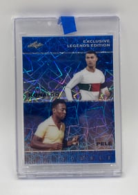 Cristiano Ronaldo & Pelé Blue Holo /20