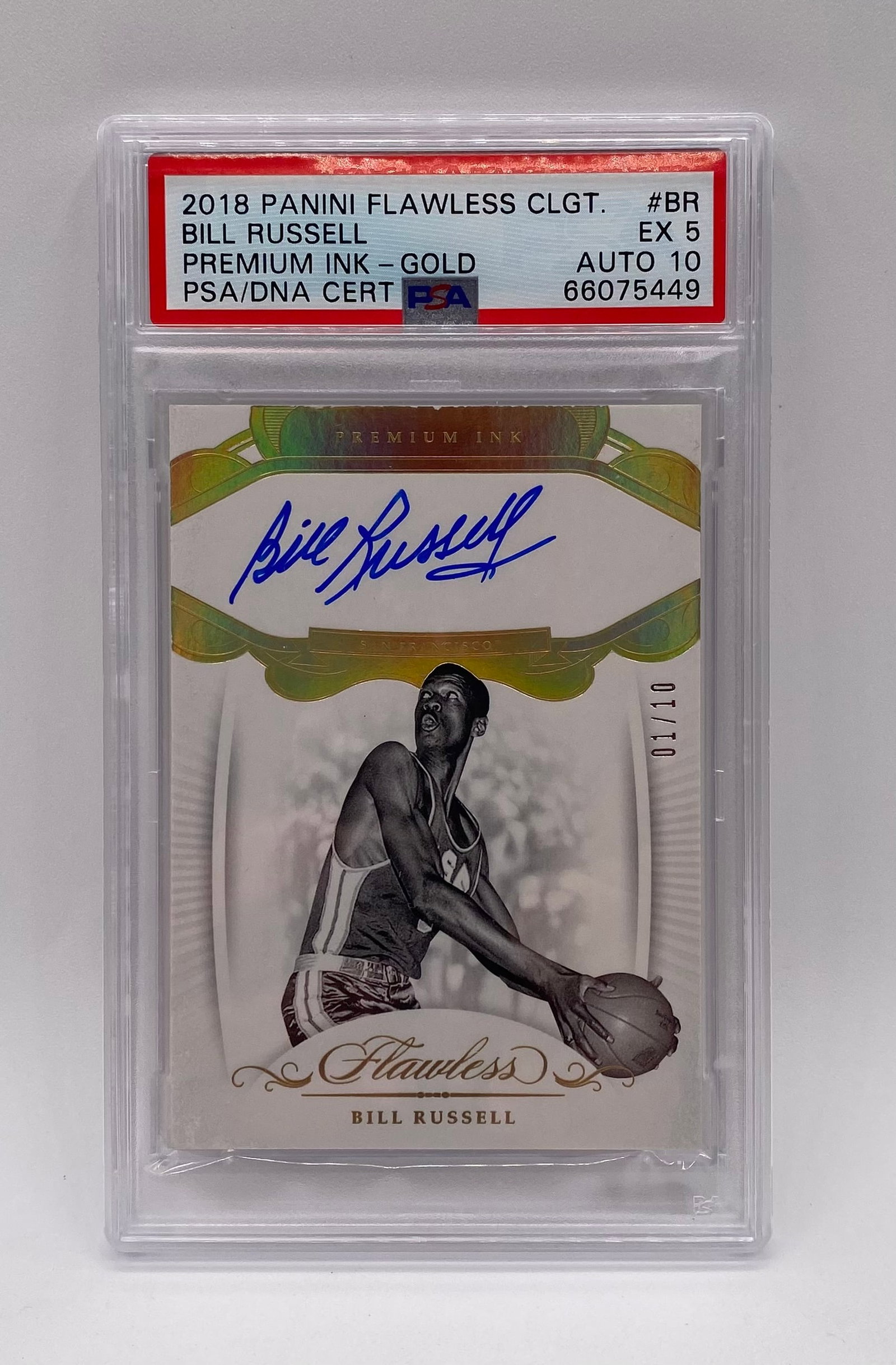 Bill Russelll Auto PSA 10 (1 of 2)