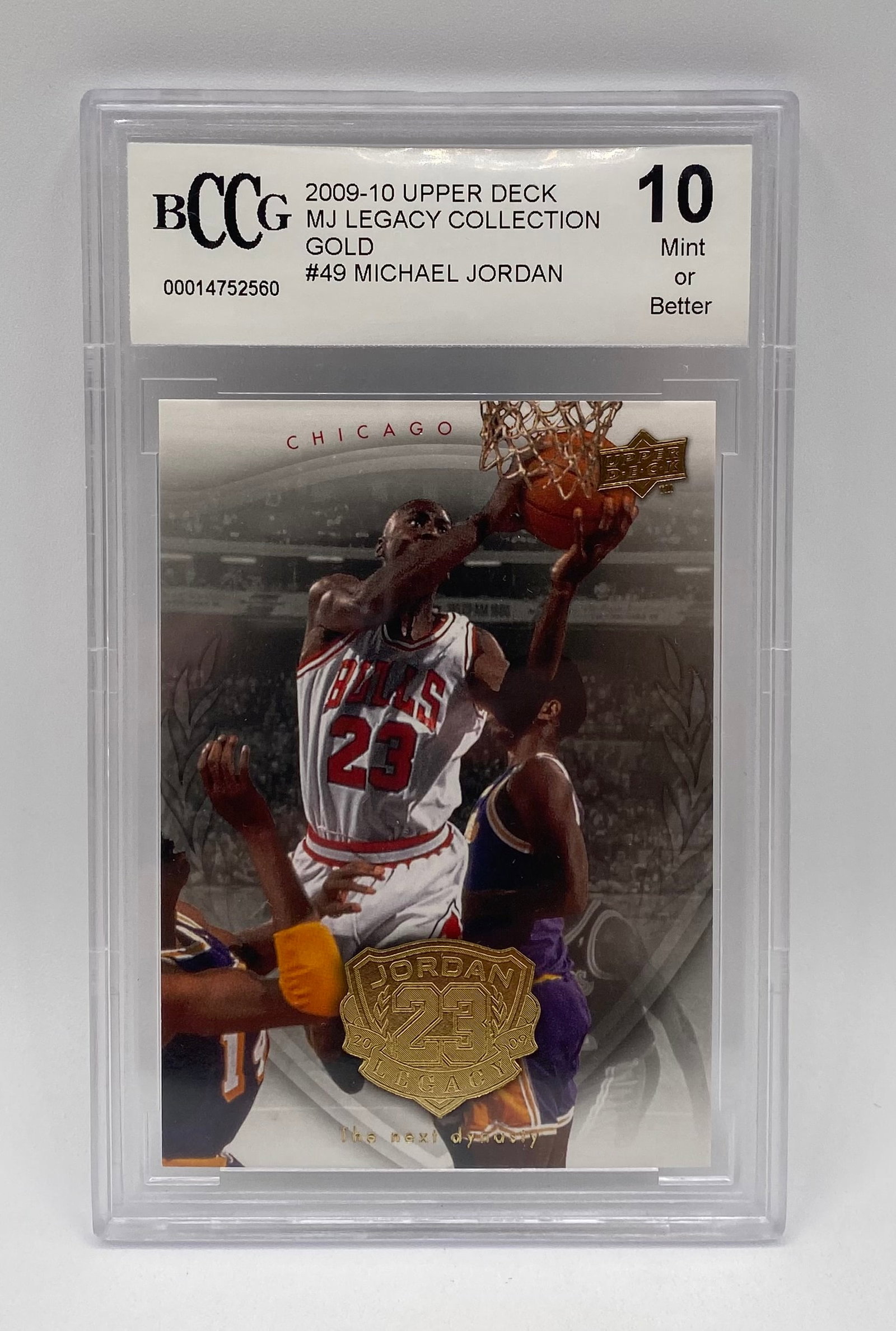 Michael Jordan Legacy Gold Card (1 of 2)