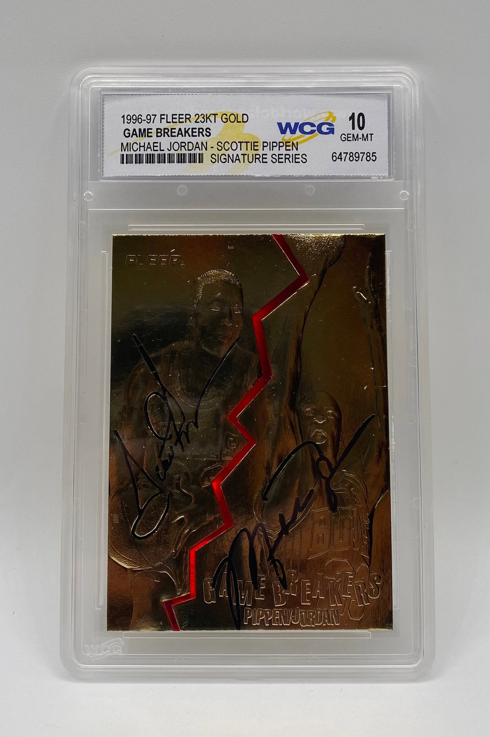 Michael Jordan & Scottie Pippen Signature Series Card (1 of 2)