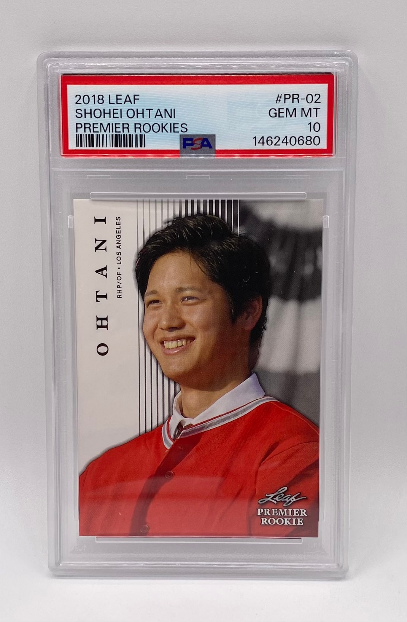 Shohei Ohtani Rookie PSA 10