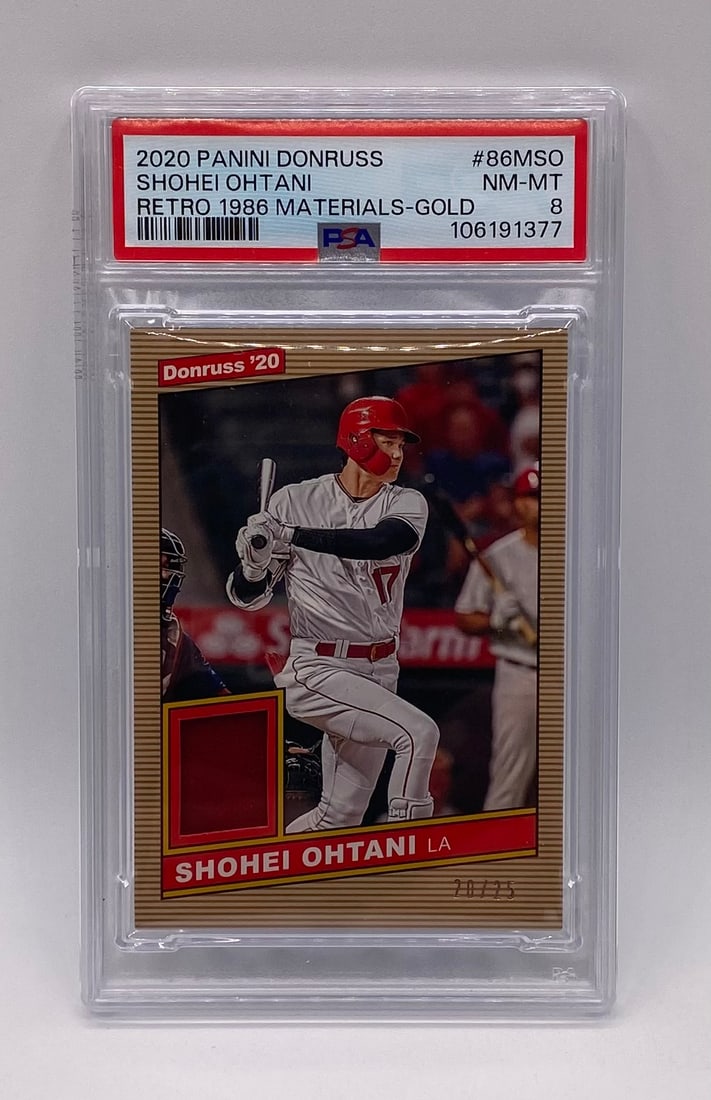 Shohei Ohtani Materials Gold Patch Relic /25 (1 of 2)