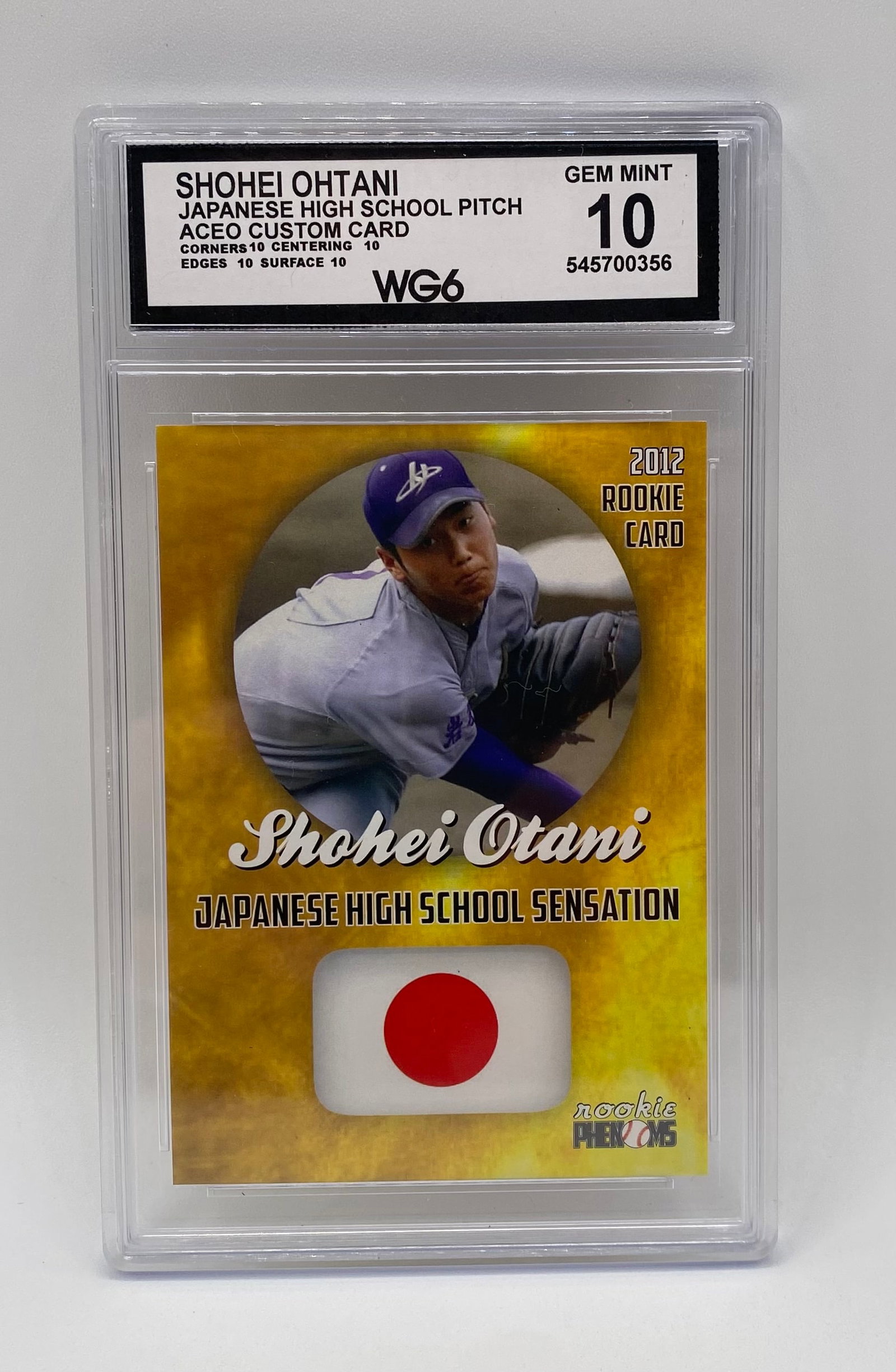 Shohei Ohtani High School Card (1 of 2)