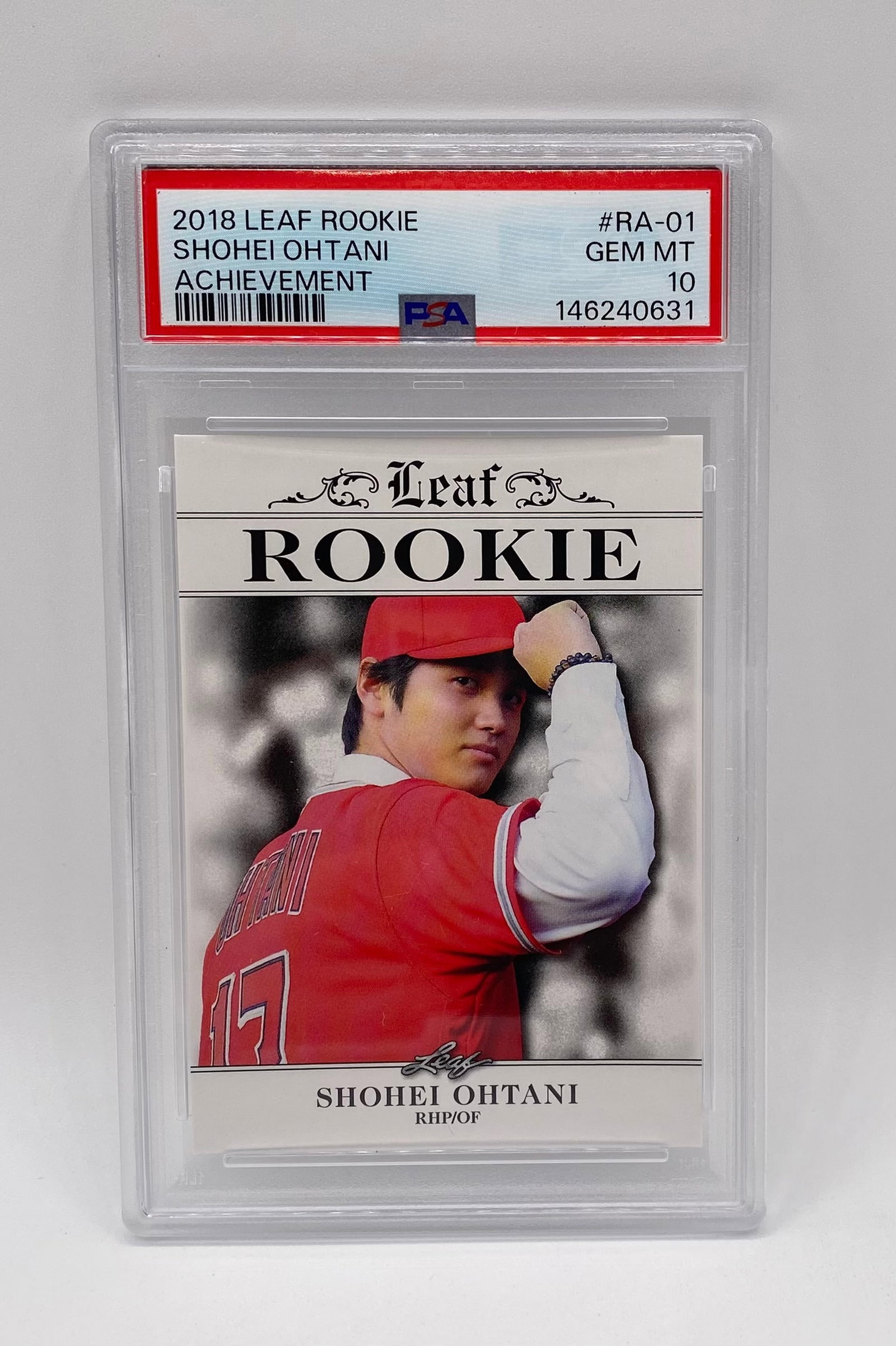 Shohei Ohtani Rookie Achievement PSA 10