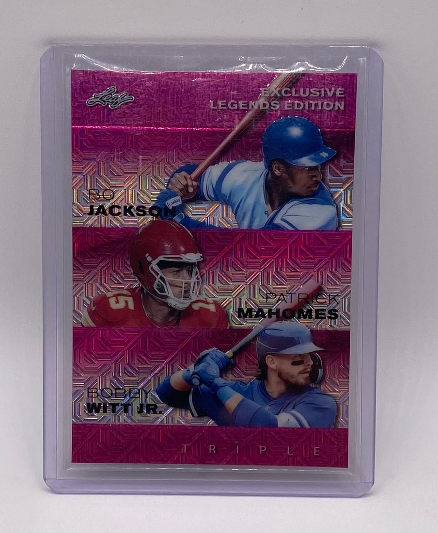 Bo Jackson, Patrick Mahomes & Bobby Witt Jr. Holo /7 (1 of 2)