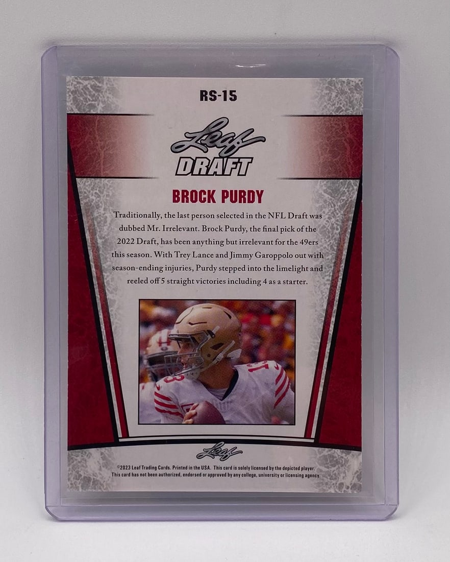 Brock Purdy /25 - 2