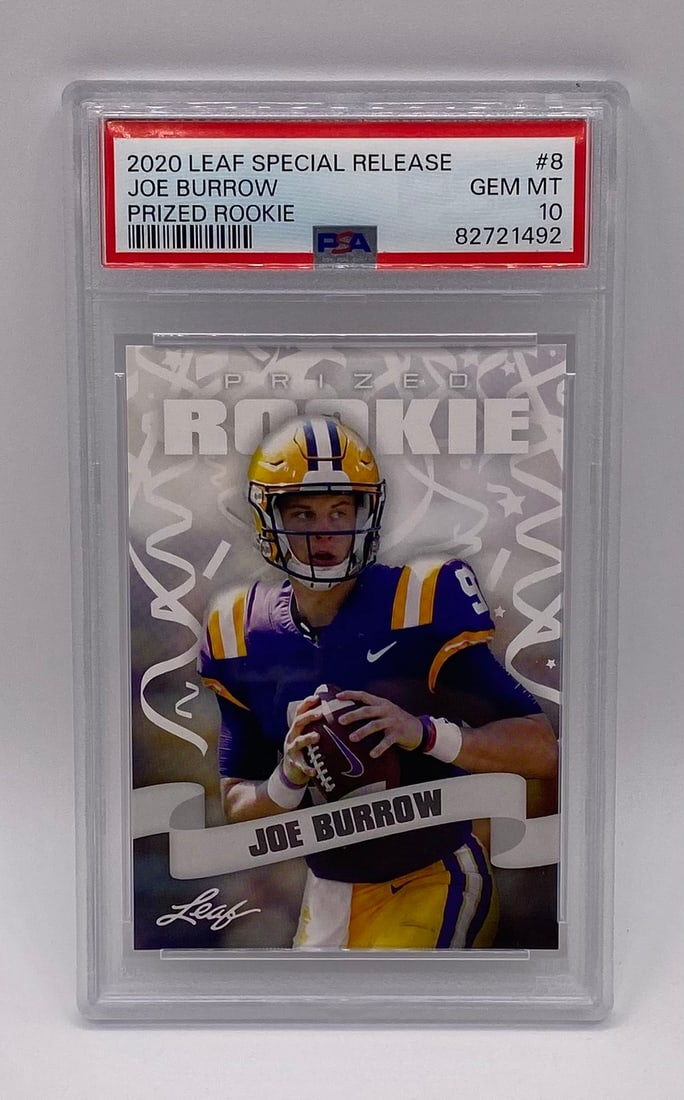 2020 Leaf Special Release Joe Burrow Prized Rookie PSA 10 (1 of 2)