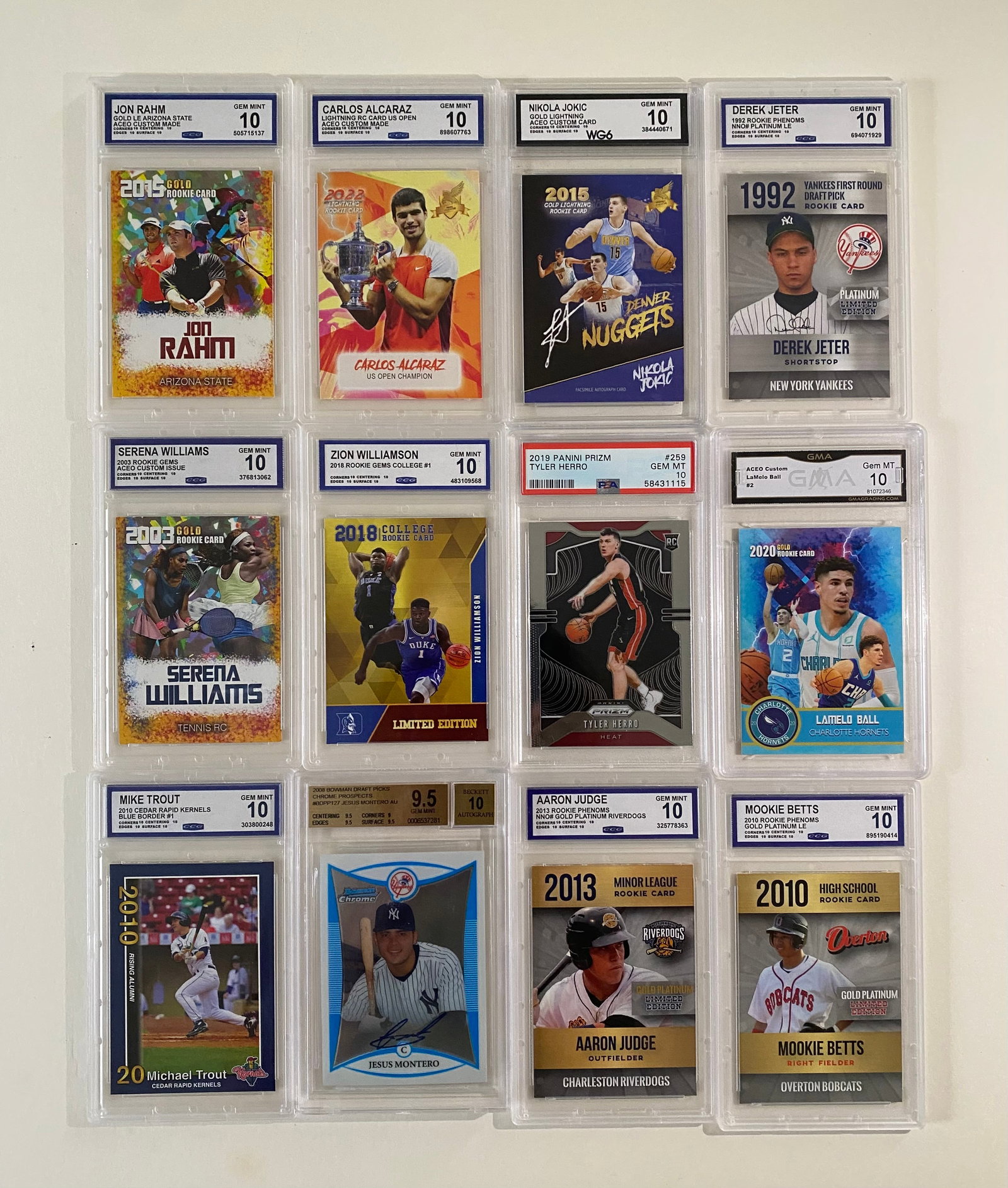 Nikola Jokic, Derek Jeter, Aaron Judge, Serena Williams, Carlos Alcaraz, Mike Trout & More (1 of 1)