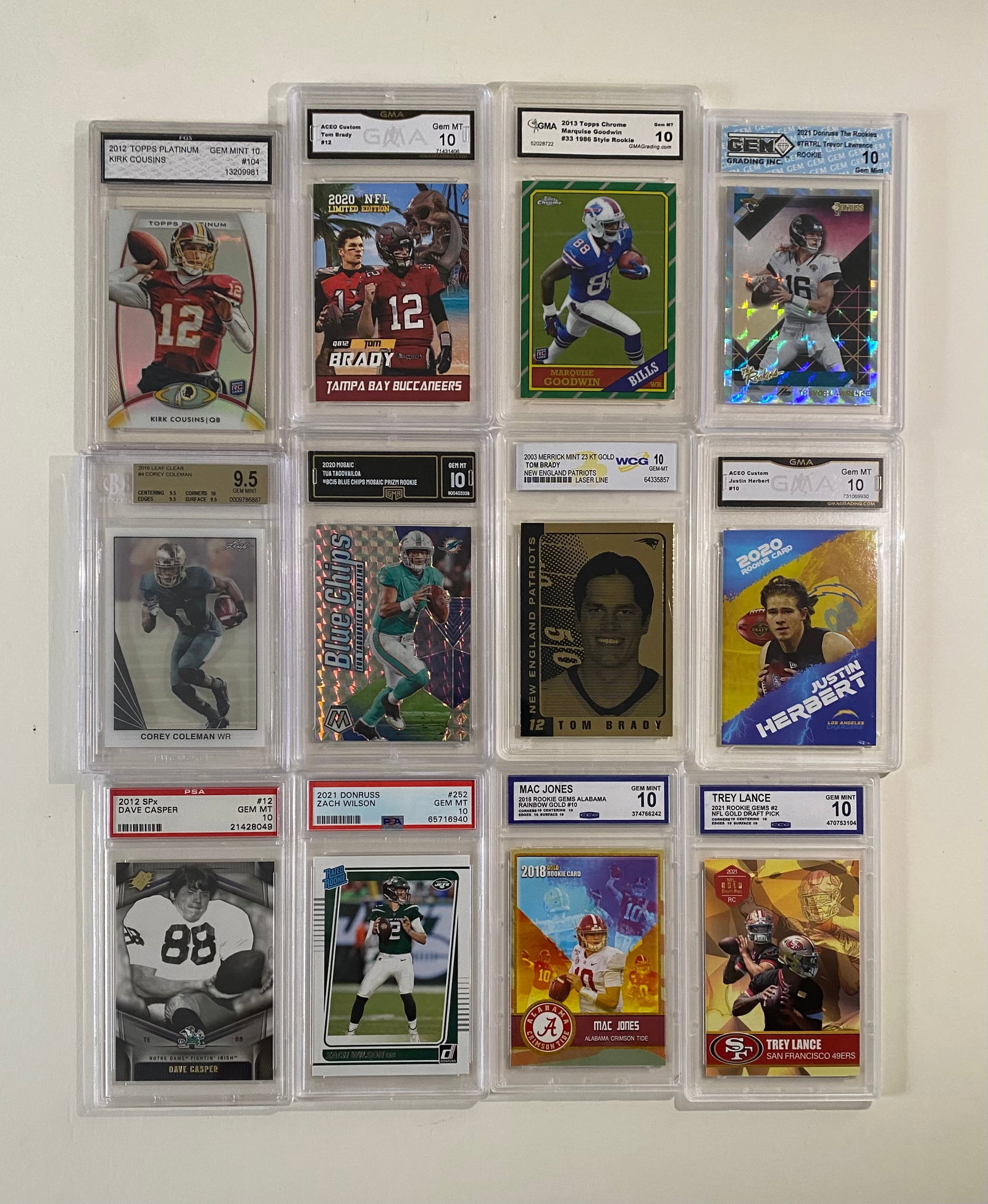 Tom Brady, Trevor Lawrence, Tua, Zach Wilson, Herbert & More (1 of 1)