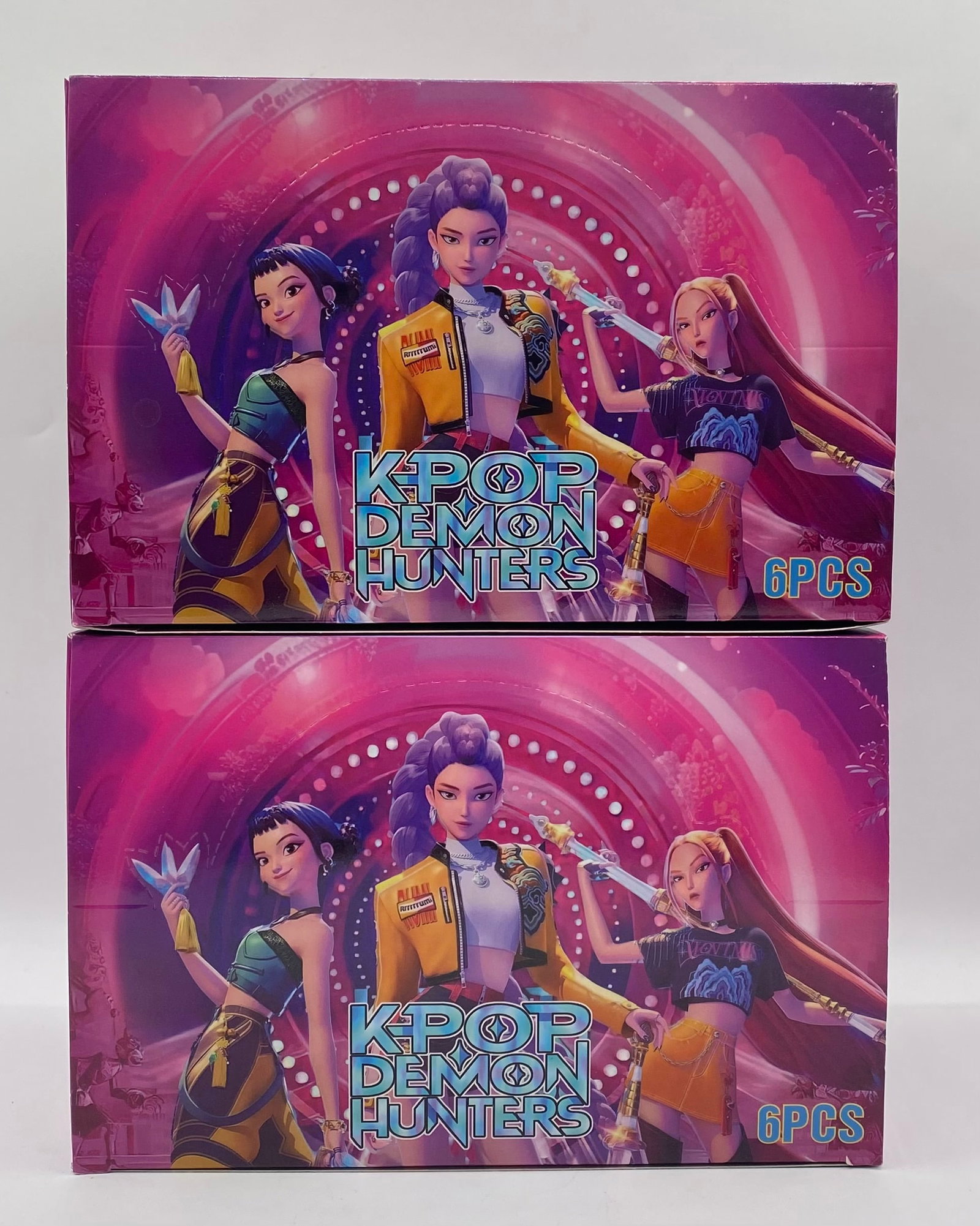 K-Pop Demon Hunters Mystery Blind Box Figure Display Boxes (Set of 2 - 12 Sealed Boxes Total): K-Pop Demon Hunters Mystery Blind Box Figure Display Boxes (Set of 2 - 12 Sealed Boxes Total)