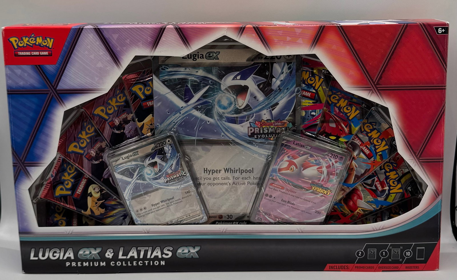 Sealed Pokémon TCG: Lugia ex & Latias ex Premium Collection Box: Factory Sealed Pokémon TCG: Lugia ex & Latias ex Premium Collection Box