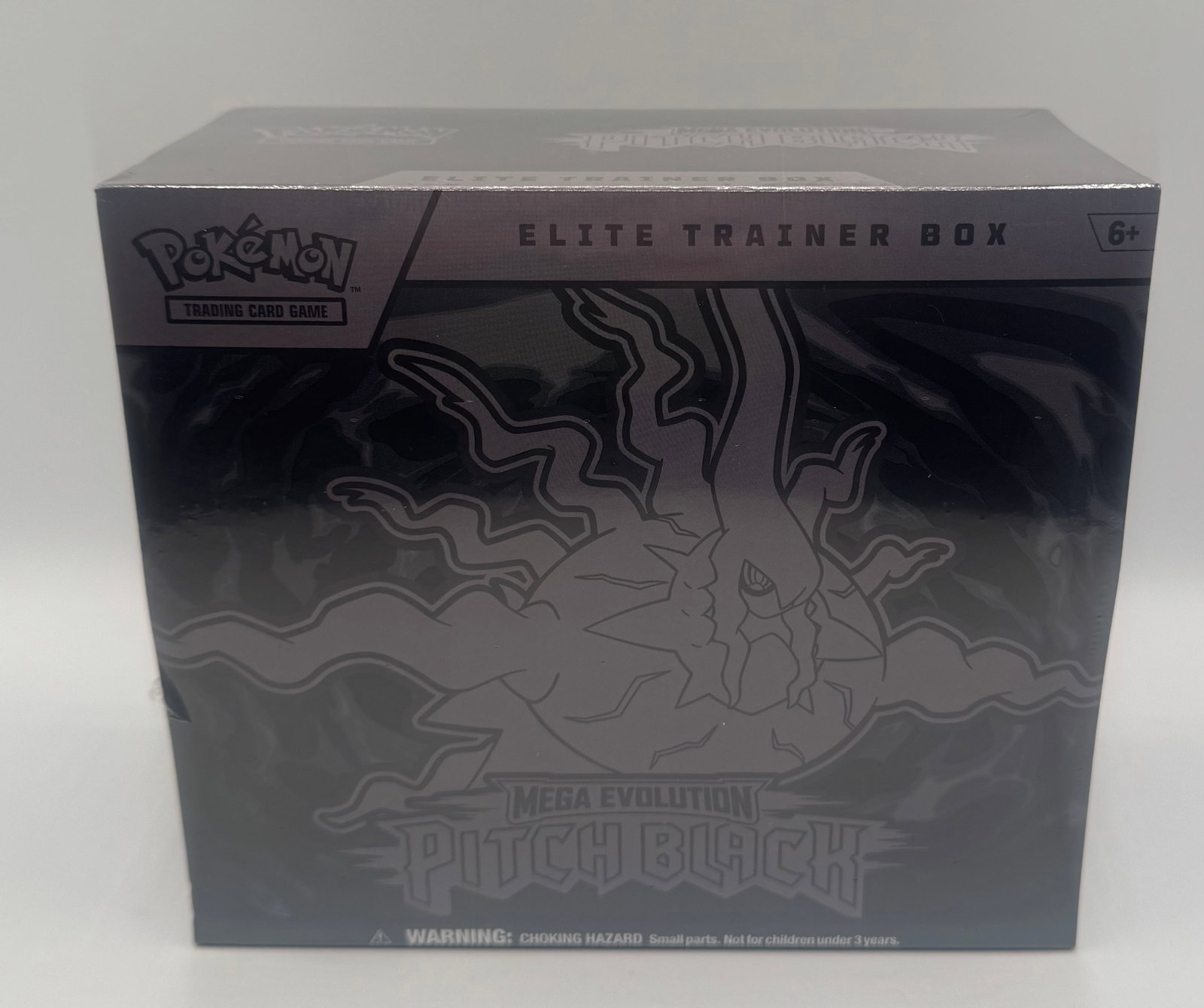 Sealed Pokemon Mega Evolution Pitch Black Elite Trainer Box: Factory Sealed Pokemon Mega Evolution Pitch Black Elite Trainer Box