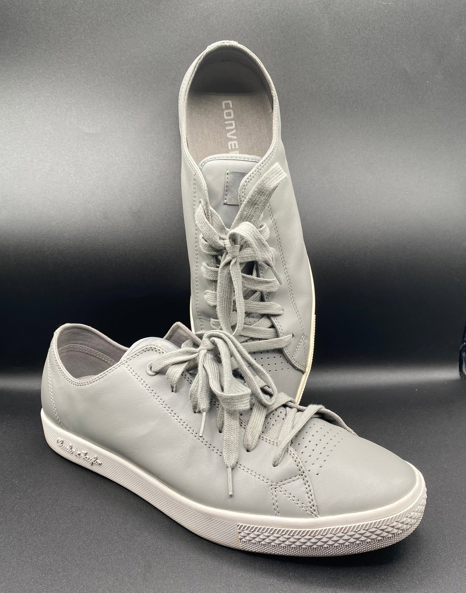 Converse Chuck Taylor All Star CT Cupsole Ox Leather Grey (1 of 2)